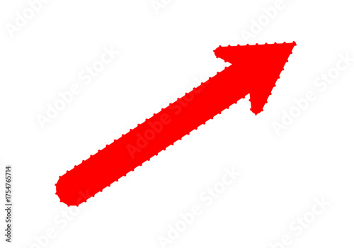 Red arrow isolated on white Arrows PNG Images