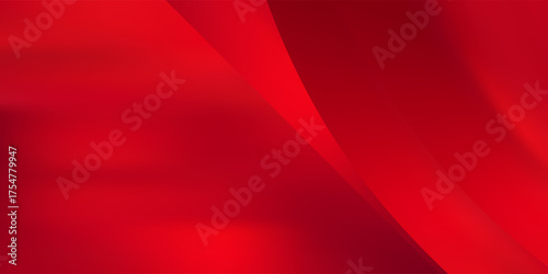 Abstract red wave background. Vector illustration