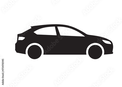 Car icon, Car solid vector