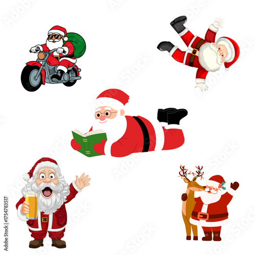 happy santa clause set