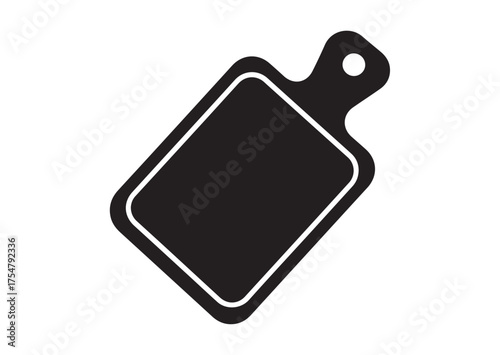Cutting board icon, Cutting board solid vector