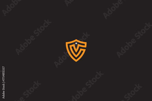 Security Shield Star C Logo