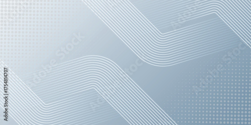 Digital futuristic technology concept. Digital blue abstract background with pattern. Geometric stripe line art design for poster, brochure, cover, banner, website, header