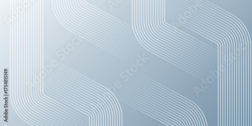 Digital futuristic technology concept. Digital blue abstract background with pattern. Geometric stripe line art design for poster, brochure, cover, banner, website, header