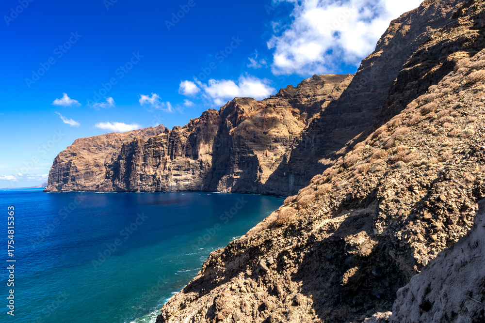 Fototapeta premium Stunning landscape of Los Gigantes cliffs on Tenerife, Canary Islands,