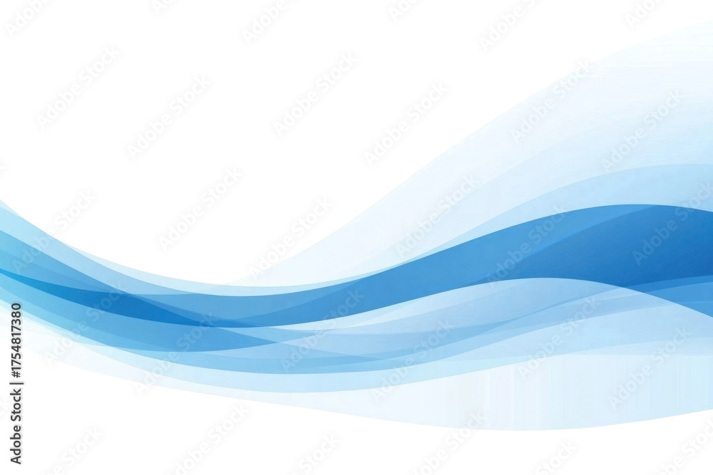Fototapeta premium PNG Abstract cool color wave background abstract design art.