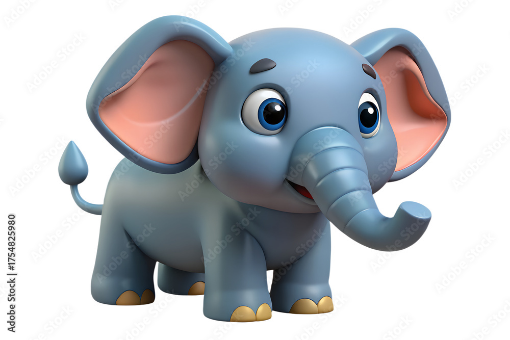 Fototapeta premium elephant with blank sign