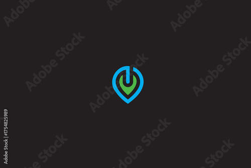 Letter C Place Logo Design