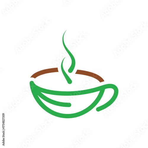 Leaf Green Tea Logo