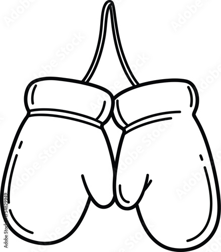 Boxing gloves sport fight competition training exercise punch workout gym art