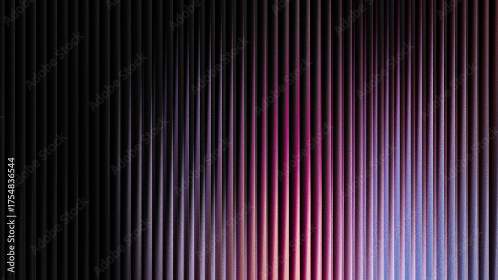Obraz premium Abstract vertical lines with purple and blue light streaks