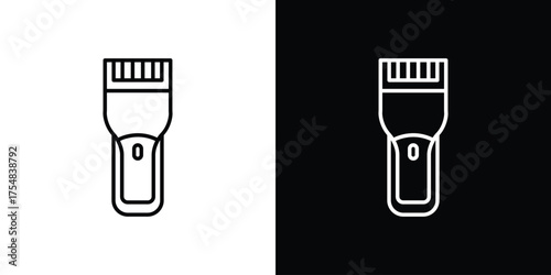 Trimmer icon - Line Style. symbol template design