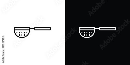 sieve icon - Line Style. symbol template design