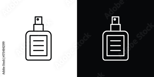 Perfume icon - Line Style. symbol template design
