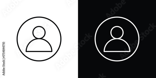 Individual icon - Line Style. symbol template design