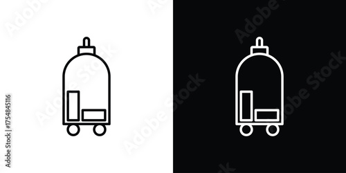 Hotel service icon - Line Style. symbol template design