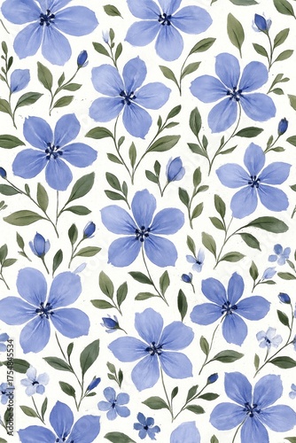 Vibrant floral pattern in soft shades, perfect for design backgrounds