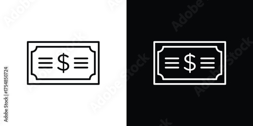 Bonds icon - Line Style. symbol template design