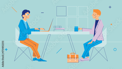 Characters x Office x Meeting