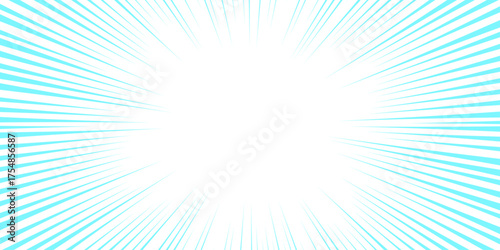 Manga-style speed frame design on a transparent background. Manga action, abstract speed. Anime focus isolated on white background. Comic book explosion lines wallpaper. Radial speed lines sunburst.