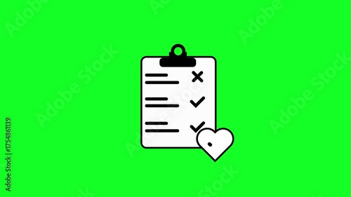 Medical Checklist Animation, Health Report, Patient Test Validation