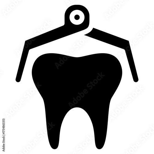 Tooth Extraction  Icon Element For Design