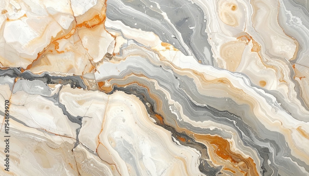 Obraz premium Natural Stone Texture with Organic Patterns