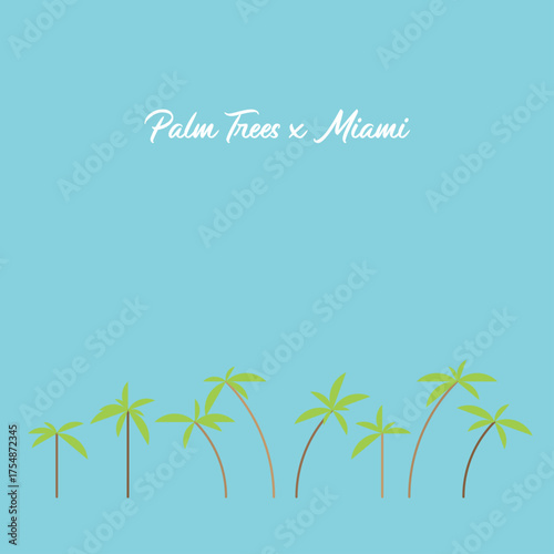 Palm Trees x Miami