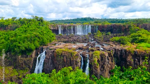 Iguazu National Park. A unique waterfall complex. 