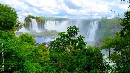 Iguazu National Park. A unique waterfall complex. 