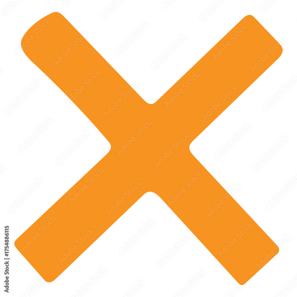 Obraz premium Abstract Orange Corner Design with White Background for Modern Presentations and Websites