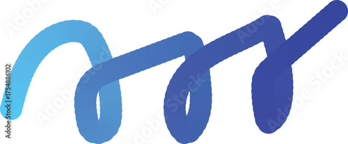 Abstract light blue shapes cascading down a white background perfect for modern design and technology