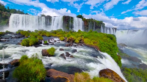 Iguazu National Park. A unique waterfall complex. 