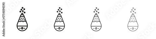 Humidifier set vector eps10. illustration, logo sign symbol pictogram template. vector glyph flat icons