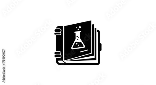 Science education and learning vector icon.