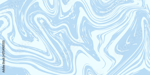 Abstract background seamless pattern with colorful waves. Trendy vector illustration in retro psychedelic style
