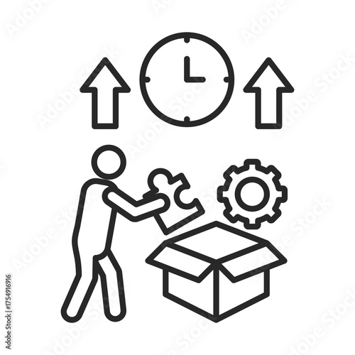Productivity   Icon Element For Design