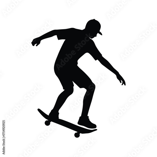 silhouette of a snowboarder jumping