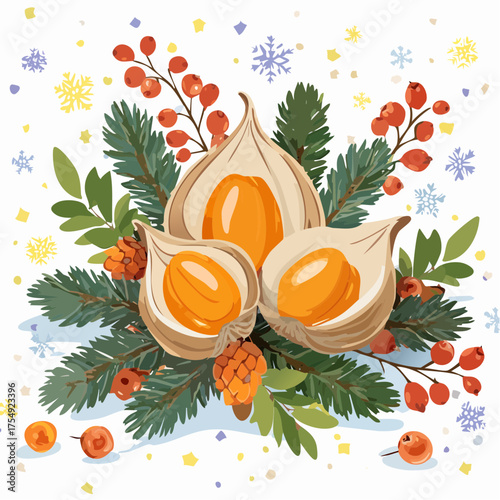 Süßigkeiten im Winter