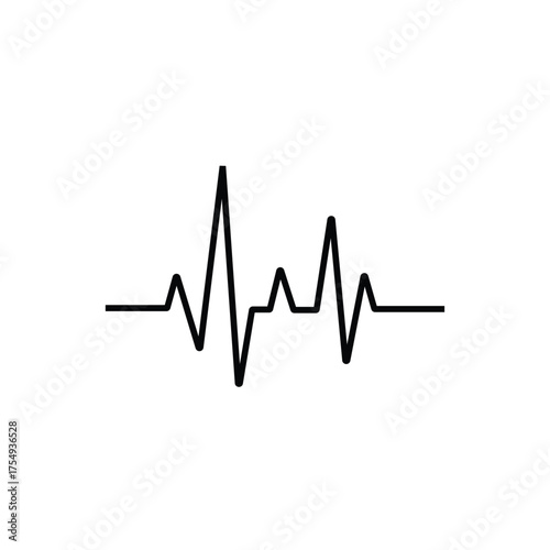 Heartbeat Pulse Line Icon