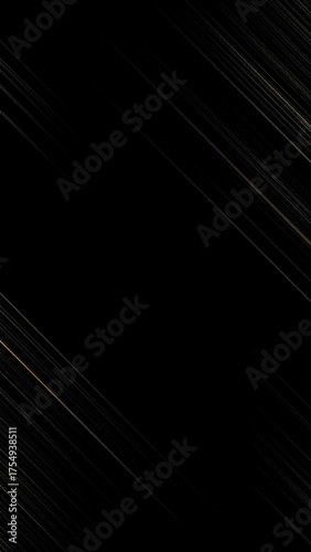 Luxurious black background featuring elegant lines and subtle textures for modern design aesthetics