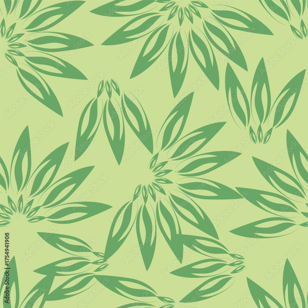 Fototapeta premium abstract a solid multicolor small and big flower mixed vector pattern arrangement with medium color, all over vector design with white background illustration digital