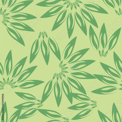 abstract a solid multicolor small and big flower mixed vector pattern arrangement with medium color, all over vector design with white background illustration digital