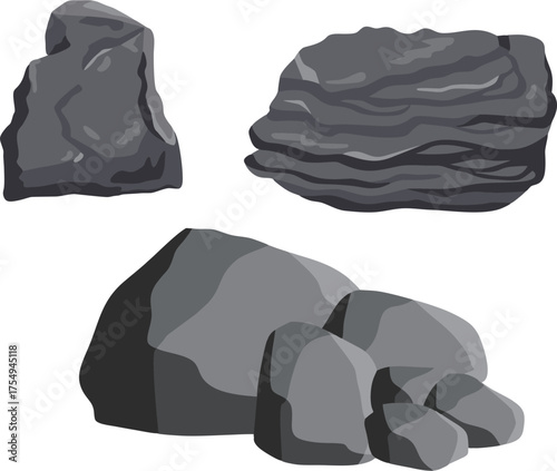 A Stone vector drawing collection 