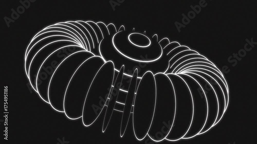 Black and white stripes Minimalist Motion Graphics
