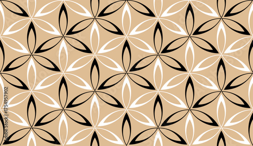 Seamless abstract geometric pattern.