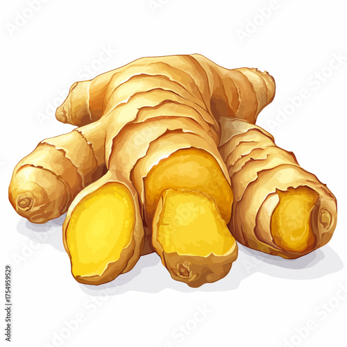 Ginger isolated 