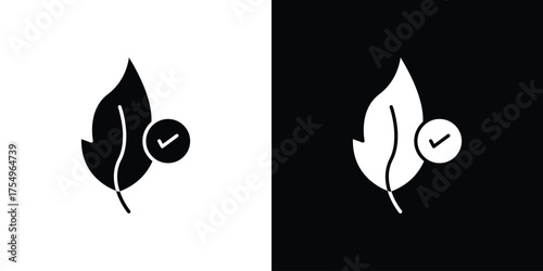 Hypoallergenic tested icon vector graphics, a flat solid icons