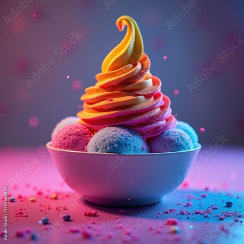 Delicious Ice Cream in a Cone