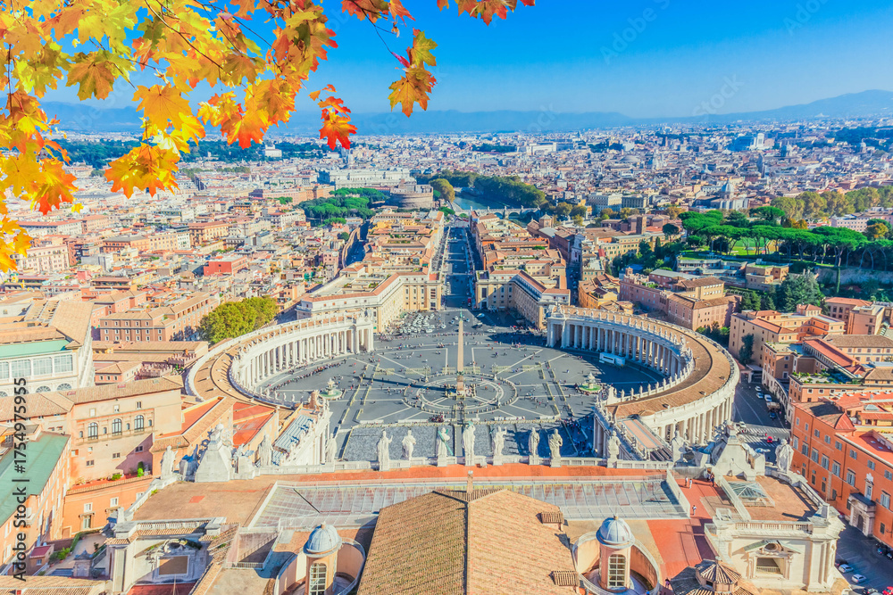 Fototapeta premium Saint Peter's Square, Vatican, Rome, Italy